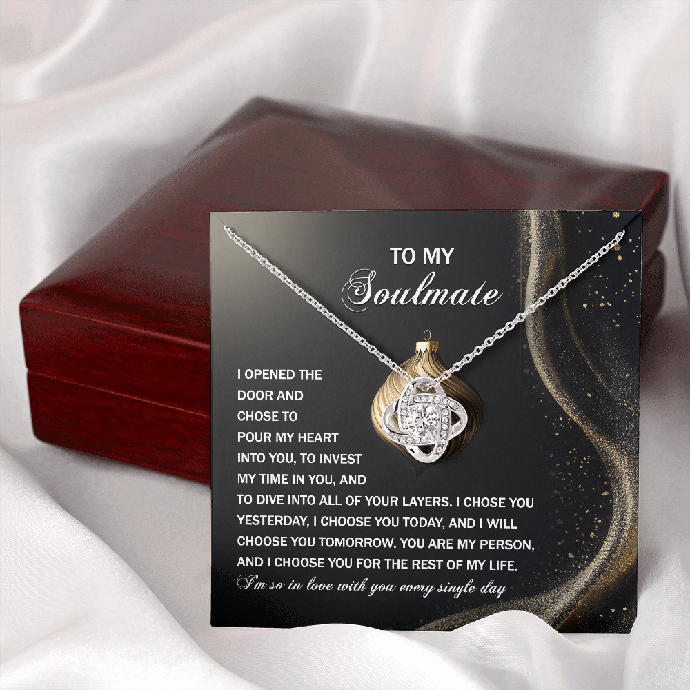 To My Soulmate Necklace, Soulmate Gifts For Her, Soulmate Necklaces Women, Funny Christmas Gifts For Wife, Girlfriend Christmas Necklace