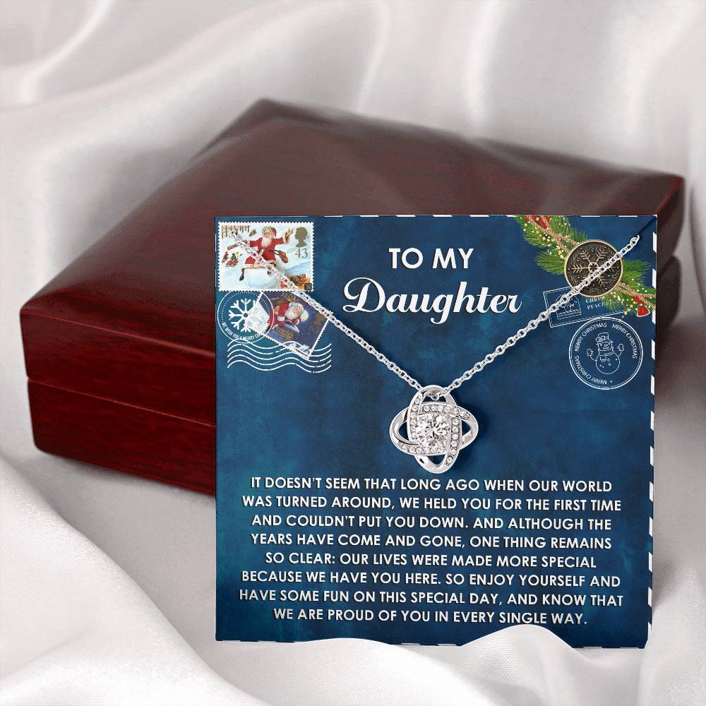 To My Daughter Necklace, Christmas Gift For My Daughter, Mother Daughter Christmas Gifts, Daughter Christmas Gifts