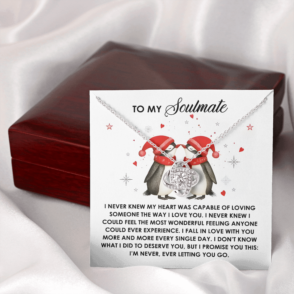 To My Soulmate Necklace, Christmas Gift For Girlfriend, Christmas Ideas For Woman, Christmas Cards For Wife, Lady Christmas Gifts Ideas