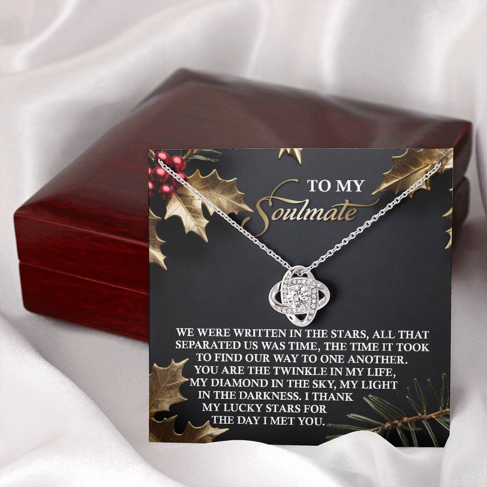 To My Soulmate Necklace, Christmas Presents For Wife, Christmas For Her, Christmas Present For Girlfriend, Christmas Gifts For Your Wife