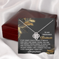 To My Treasured Soulmate Necklace, Girlfriend And Boyfriend Necklaces, Soulmate Gifts For Her, Valentine's Gift For Wife, Best Gifts For Girlfriend