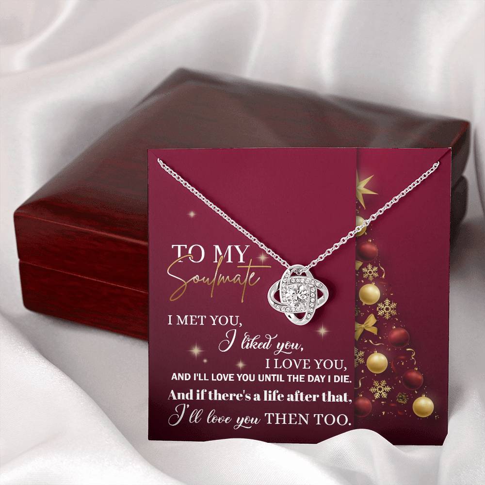 To My Soulmate Necklace, Christmas Gifts For The Wife, Christmas Gift For Wife, Gifts For My Girlfriend For Christmas