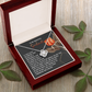 To My Beautiful Soulmate Necklace, Birthdays Gifts For Girlfriend, Valentine's Day Gifts, Romantic Valentine's Day Gift, Gold Necklace For Girlfriend