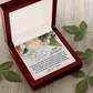 To My Soulmate Necklace, Best Presents For Girlfriend, Valentine Gifts For Wife, Mother's Day Gift For My Girlfriend, Best Gifts For My Girlfriend