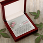 To My Beautiful Soulmate Necklace, My Soulmate Gifts For Her, Valentine's Gifts For Women, Valentine's Gifts For Wife, Valentine Gift For My Wife