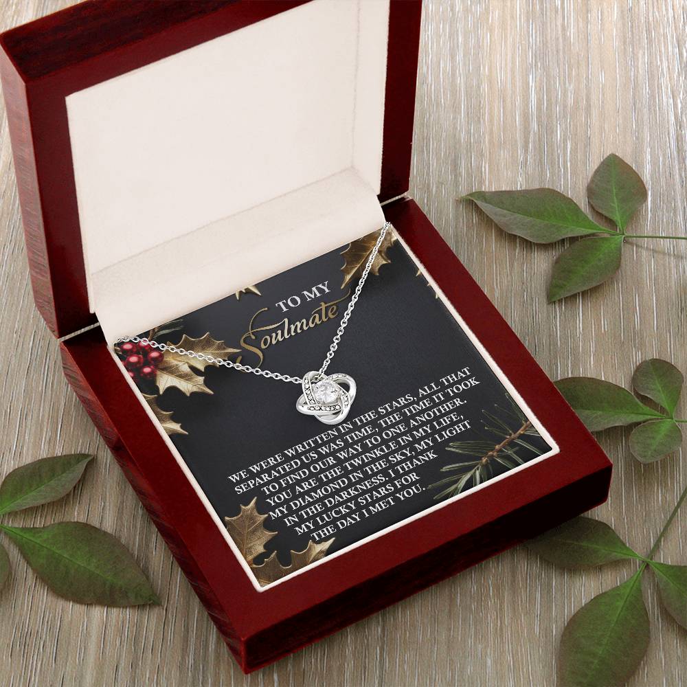 To My Soulmate Necklace, Christmas Presents For Wife, Christmas For Her, Christmas Present For Girlfriend, Christmas Gifts For Your Wife