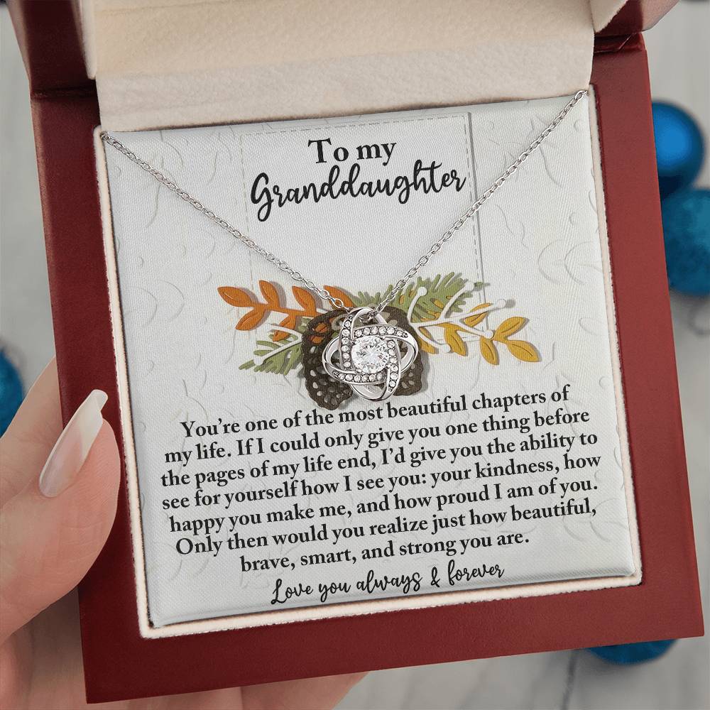 To My Granddaughter Necklace, Valentine's For Granddaughter, Granddaughter Gifts From Grandparents, Christmas Gifts For Granddaughters