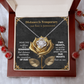 To My Soulmate Necklace, Valentine Gifts For Wife, Valentine Gift For My Wife, Valentine Gifts For Her Romantic, Valentine's Gifts For Wife