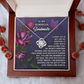 To My Gorgeous Soulmate Necklace, Best Christmas Gift For Girlfriend, My Soulmate Necklace For Her, To My Wife Valentine's Day Gift
