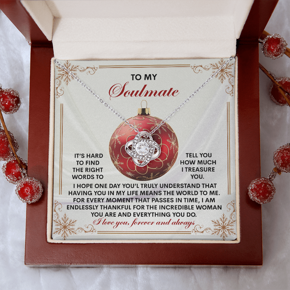 To My Soulmate Necklace, My Soulmate Gifts For Her, Soulmate Necklace Gold, Fiance Christmas Gifts For Her, Christmas Presents For Her