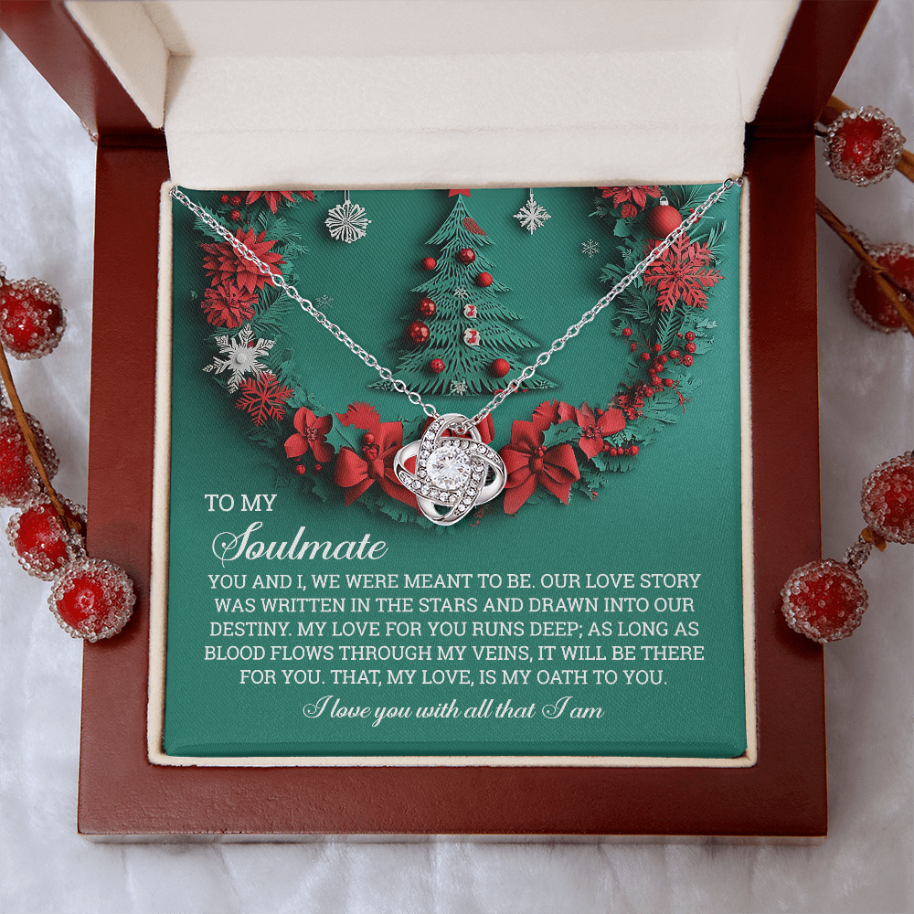 To My Soulmate Necklace, Christmas Gifts For Her, Christmas Presents For Wife, Girlfriend Christmas Gifts 2025, Christmas Gifts For Your Wife