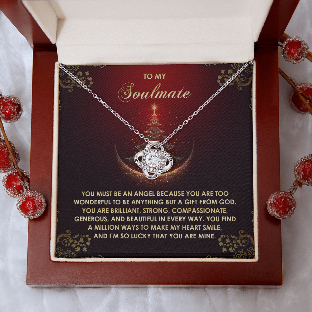 To My Soulmate Necklace, Soulmate Necklace Women, Christmas Presents For Women, Christmas Gifts For My Wife, Romantic Christmas Gifts