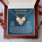 To My Treasured Soulmate Necklace, Valentine Gifts For Women, Valentine Jewelry For Women, Romantic Valentine's Day Gift, Valentine For Her Gift