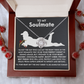 To My Soulmate Necklace, Best Valentine Gifts For Wife, To My Wife Valentine's Day Gift, Valentine's Day Necklace For Her, Valentine Birthday Gifts