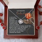 To My Beautiful Soulmate Necklace, Birthdays Gifts For Girlfriend, Valentine's Day Gifts, Romantic Valentine's Day Gift, Gold Necklace For Girlfriend