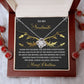 To My Soulmate Necklace, Christmas Gifts For Girlfriend, Christmas Presents For Wife, Soulmate Necklace For Women