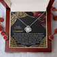 To My Stunning Soulmate Necklace, Valentine Gift For My Wife, Valentine's Gifts For Wife, Valentine Gifts For Her Romantic, Valentine's Day Gifts