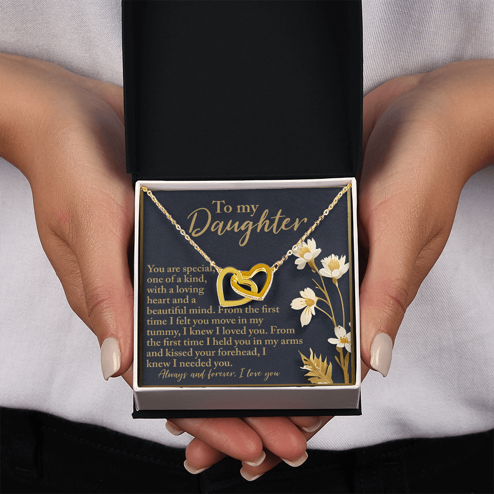 To My Daughter Necklace, Valentines For Adult Daughter, To Our Daughter Gifts From Parents, Daddy Necklace For Daughter