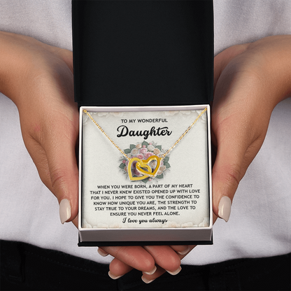To My Wonderful Daughter Necklace, To My Daughter From Mom, Valentines Day Gifts For Daughter, Gifts For My Daughter