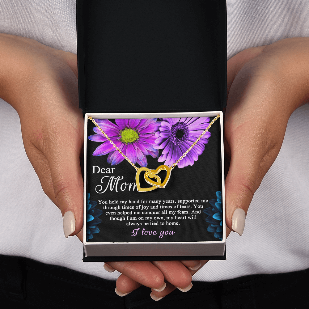 Dear Mom Necklace, To The Best Mom In The World Necklace, Christmas Gifts For Hispanic Mom, Birthday Mom From Daughter