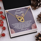 To My Daughter Necklace, Daughter Necklace From Daddy, Daughter Gifts From Mom And Dad, Necklace For My Daughter