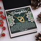 To An Amazing Daughter Necklace, Jewelry For Daughter From Dad, Daughter Gifts From Mom And Dad, For My Daughter Necklace