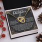 To My Daughter Necklace, For My Daughter From Dad, Daughter Gift From Dad, Daughter Necklaces From Mom