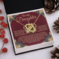 To My Daughter Necklace, Daughter Gifts From Both Parents, Valentine Gift To Daughter From Dad, To My Badass Daughter Necklace From Mom