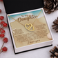 To My Daughter Necklace, For My Daughter From Dad, Adult Daughter Valentine's Gift, Necklace For Daughter From Mom And Dad
