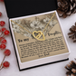 To My Daughter Necklace, Necklace For Daughter From Dad, Father Daughter Necklace Gold, Daddy Loves You Daughter Gift
