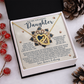 To My Amazing Daughter Necklace, Valentine Gifts For My Daughters, Valentine Ideas For Adult Daughter, Daddy And Daughter Necklace