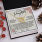 To My Daughter Necklace, Daughter Necklace From Dad, To My Daughter Necklace From Dad, Dad To Daughter Necklace
