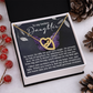 To My Badass Daughter Necklace, Necklace For My Daughter, Mom And Daughter Gifts, Necklaces For Daughter From Dad