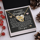 To My Beautiful Daughter Necklace, Bonus Daughter Gifts Unique, Birthday Gift For Adult Daughter, Christmas Gifts For Adult Daughter