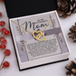 To My Wonderful Mom Necklace, Xmas Gift For Mom From Son, Jewelry Mom From Daughter, Mothers Day Gifts For Mom Spanish