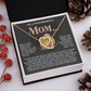 To A Wonderful Mom Necklace, Sentimental Gifts For Mom From Son, Mothers Day Jewelry Mom, Christmas Gifts For Mom In Spanish