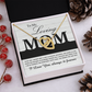To My Loving Mom Necklace, Mothers Day Gifts Mom, Mother Day Gift Mom Necklace, Christma Mom Gift From Daughter, Gift Mom Mother Necklace Pendant