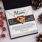To My Loving Mom Necklace, Jewelry Mother Day Gift, I Love My Mom Necklace, Gifts For Mexican Moms, Birthday Gift Boyfriends Mom