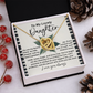 To My Lovely Daughter Necklace, Daughter Necklaces From Mom, Daughter Birthday Gifts From Mom, Daughter Necklace From Mom And Dad