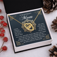 To My Boyrfriend's Mom Necklace, Boyfriends Mom Mothers Day Gift, Christmas Presents For Bf Mom, Christmas Gifts For Bfs Mom