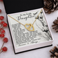 To My Lovely Daughter Necklace, Necklace For My Daughter, Mom And Daughter Gifts, Necklaces For Daughter From Dad