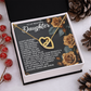 To My Beautiful Daughter Necklace, To My Beautiful Daughter, Valentine Ideas For Adult Daughter, Daddy And Daughter Necklace