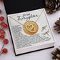 To My Daughter Necklace, Mother And Daughter Necklace, Gifts For Daughter Adult, Jewelry For Daughter From Dad