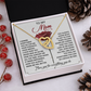 To My Mom Necklace, Jewelry Mother Day Gift, I Love My Mom Necklace, Gifts For Mexican Moms, Birthday Gift Boyfriends Mom