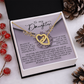To My Daughter Necklace, Daughter Necklace From Mom And Dad, Dad To Daughter Necklace, Daughter Necklace From Mom And Dad
