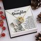 To My Daughter Necklace, To My Daughter Necklace, Daddys Little Girl Necklace, Valentine Gifts For My Daughter