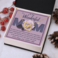 To My Wonderful Mom Necklace, Mom Necklace For Mothers Day, Mom Jewelry Gifts From Daughter, Gifts To Mom From Daughter