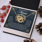 To My Boyrfriend's Mom Necklace, Boyfriends Mom Mothers Day Gift, Christmas Presents For Bf Mom, Christmas Gifts For Bfs Mom