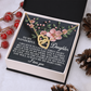 To My Wonderful Daughter Necklace, Beautiful Gift For Daughter From Dad Never Forget That I Love You Necklace, Necklace For My Daughter