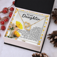 To My Daughter Necklace, Valentine Gift For Daughter From Mom And Dad, Matching Necklaces For Mom And Daughter, To My Beautiful Daughter